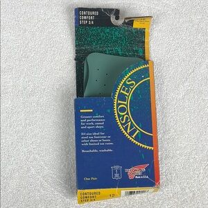 Red Wing Shoes Contoured Comfort Step 3/4 Insoles Mens 12 NEW Hiking vintage